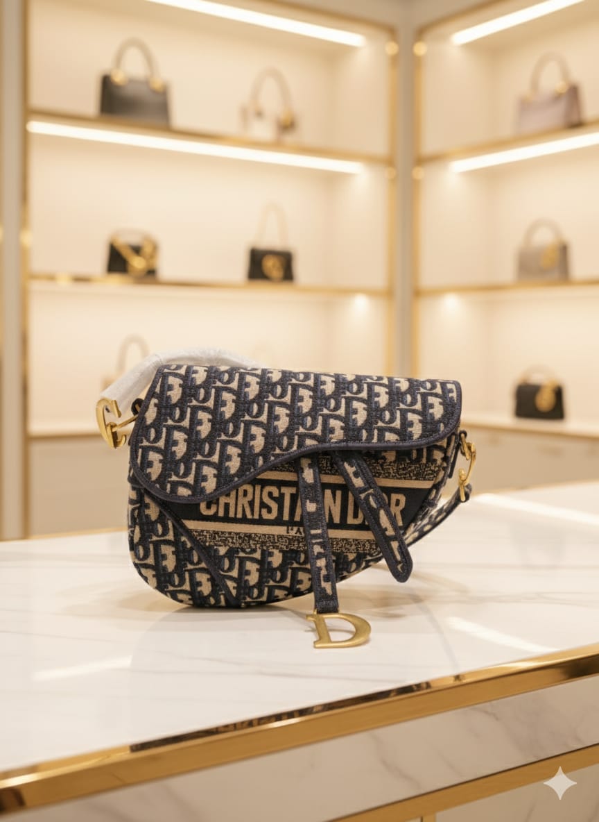 Luxury dior saddle bag